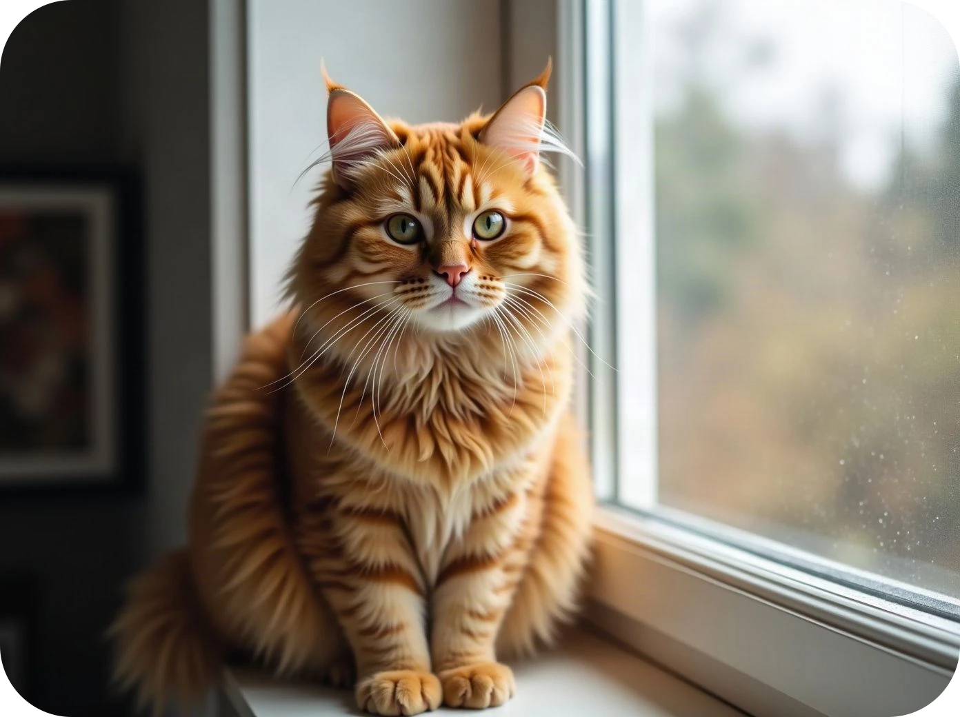 Фото кота со скруглёнными углами