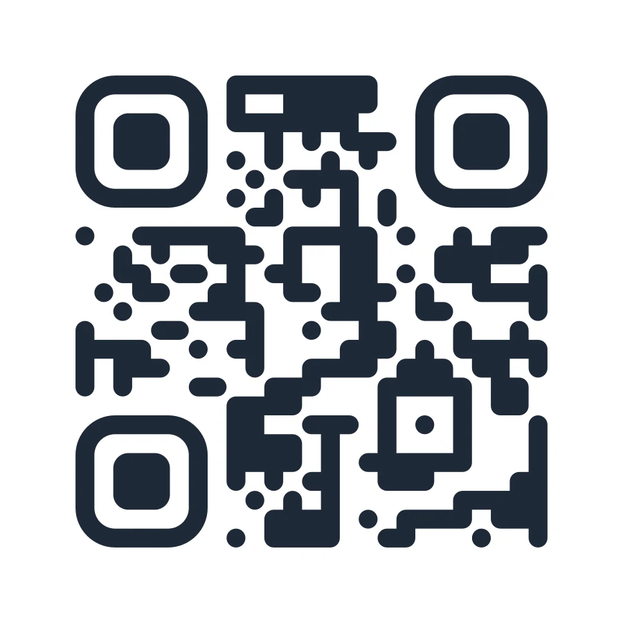 QR-код со ссылкой со скруглёнными модулями