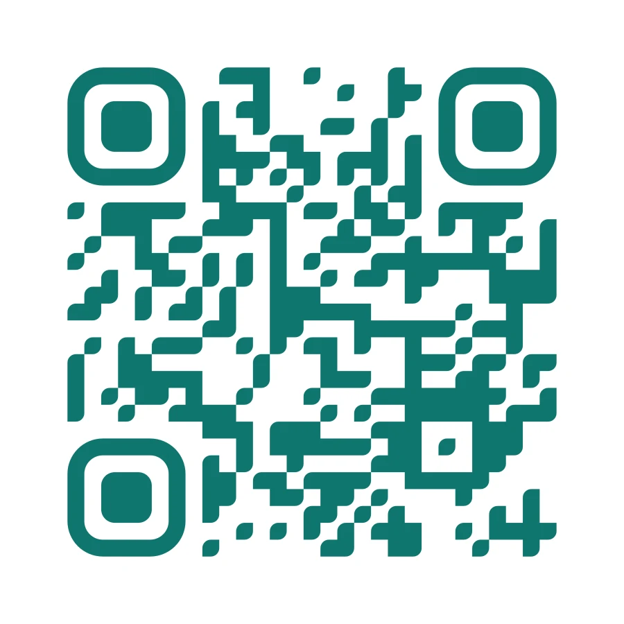 Бирюзовый QR-код для Wi-Fi
