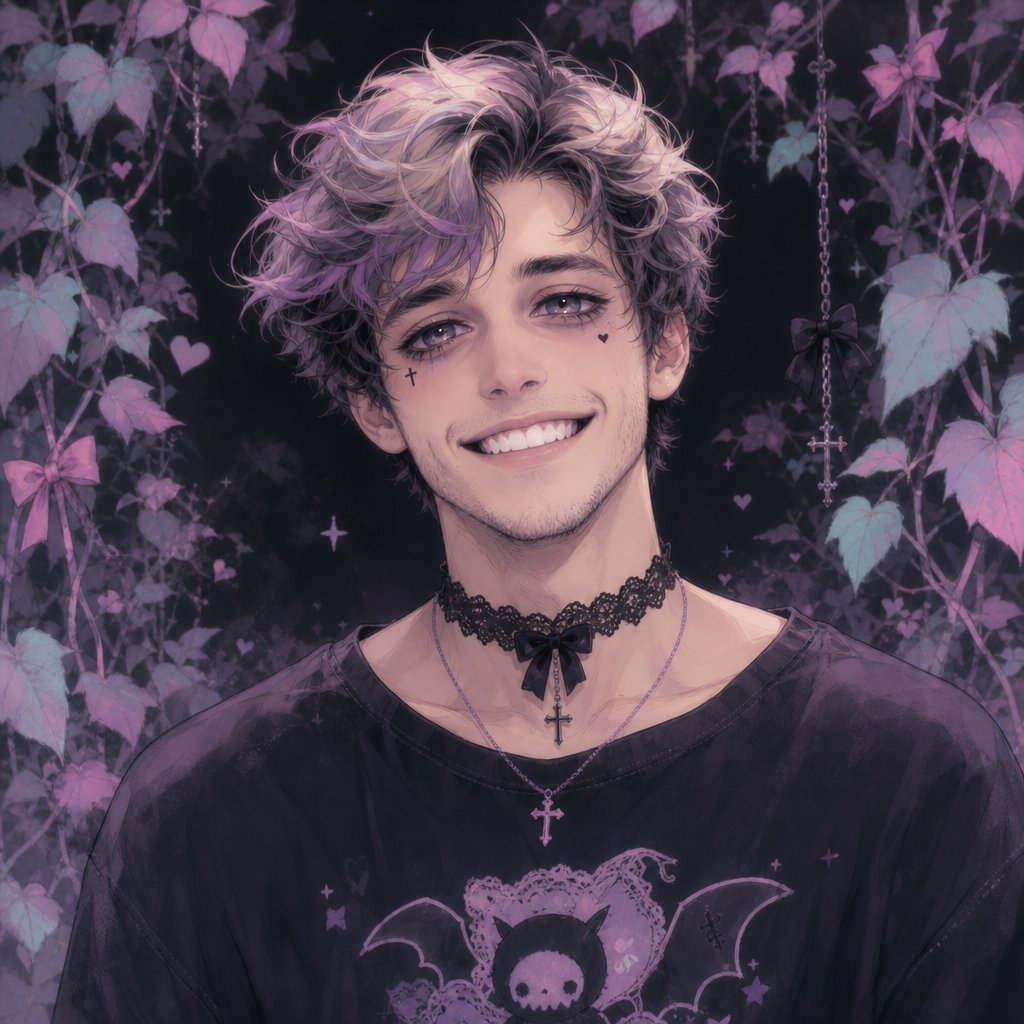 Pastel Goth аниме — пример результата
