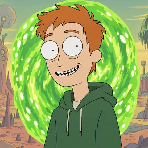 Rick and Morty стиль