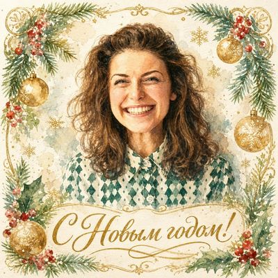 Новогодняя открытка
